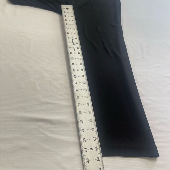 Exclusively Misook Black Acrylic Pants Size Medium - Picture 4 of 6